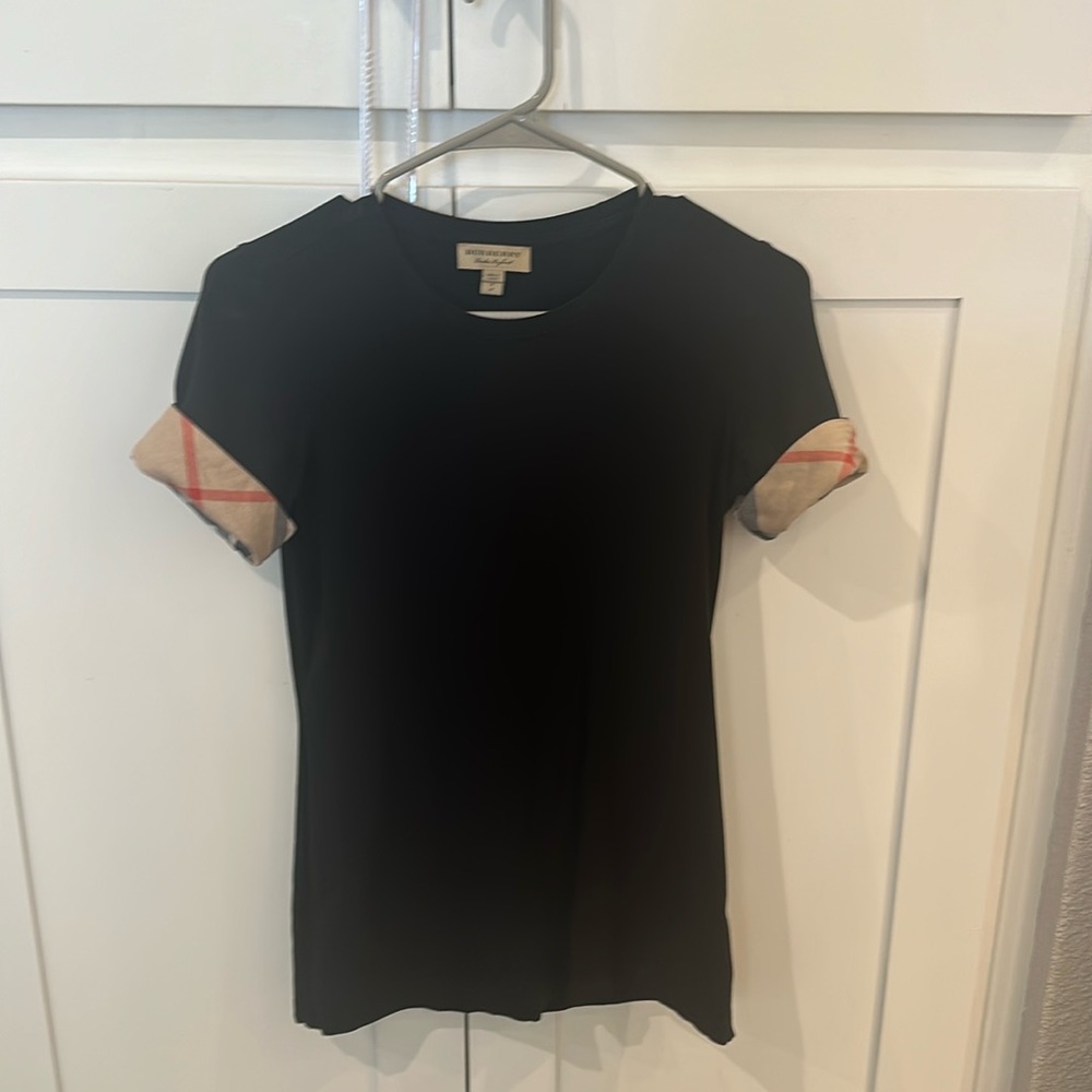 Burberry black and tan shirt size small